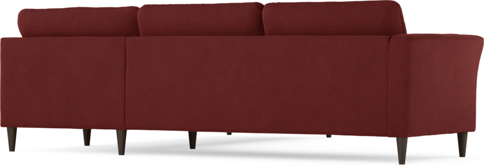 Bridge - Hörnsoffa, 2+2-sits - Röd