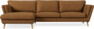 Madison Lux - 3-sits soffa med schäslong vänster - Brun
