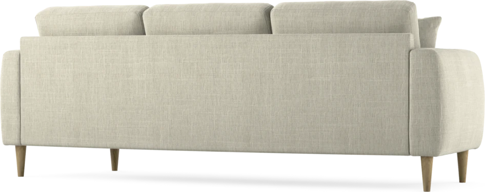 Eden - 3-sits soffa svängd - Beige