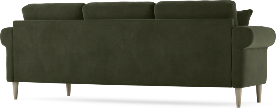 Eden - 3-sits soffa svängd - Grön