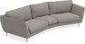 Madison - 3-sits soffa svängd, 90 cm - Grå