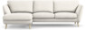 Madison Lux - 2-sits soffa med schäslong vänster - Beige