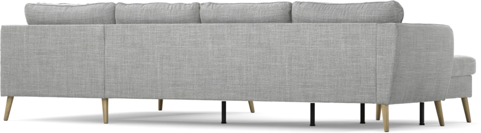 County - 3-sits soffa med schäslong vänster och divan höger - Grå