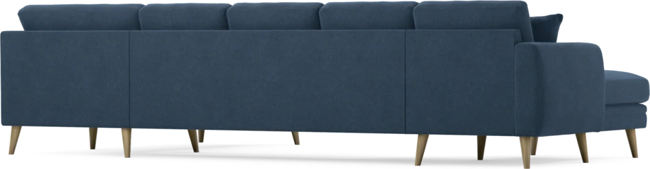 Eden - 3-sits soffa med schäslong vänster och divan höger - Blå