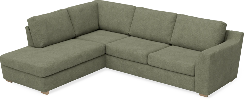 Friday - 2,5-sits soffa med divan vänster - Vit