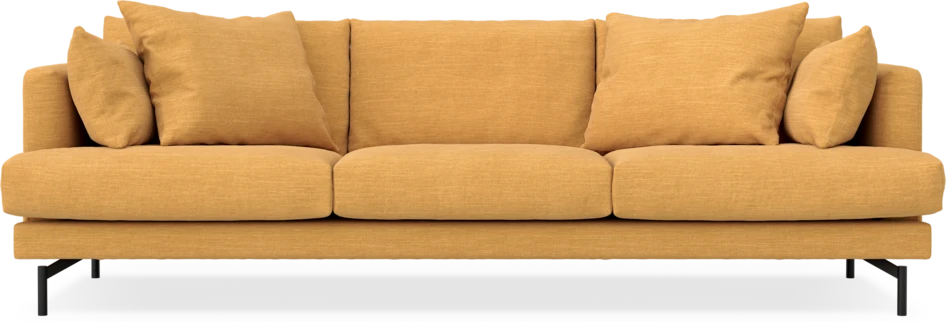 Harper - 4-sits soffa - Gul