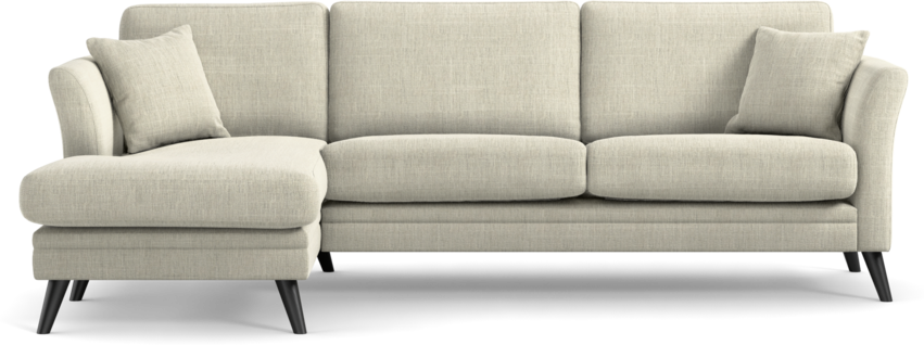 Eden - 2,5-sits soffa med schäslong - Beige