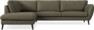 Madison Lux - 3-sits soffa med divan vänster - Brun