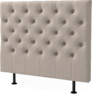 Cape pikerad - Sänggavel, 90-210 cm - Beige