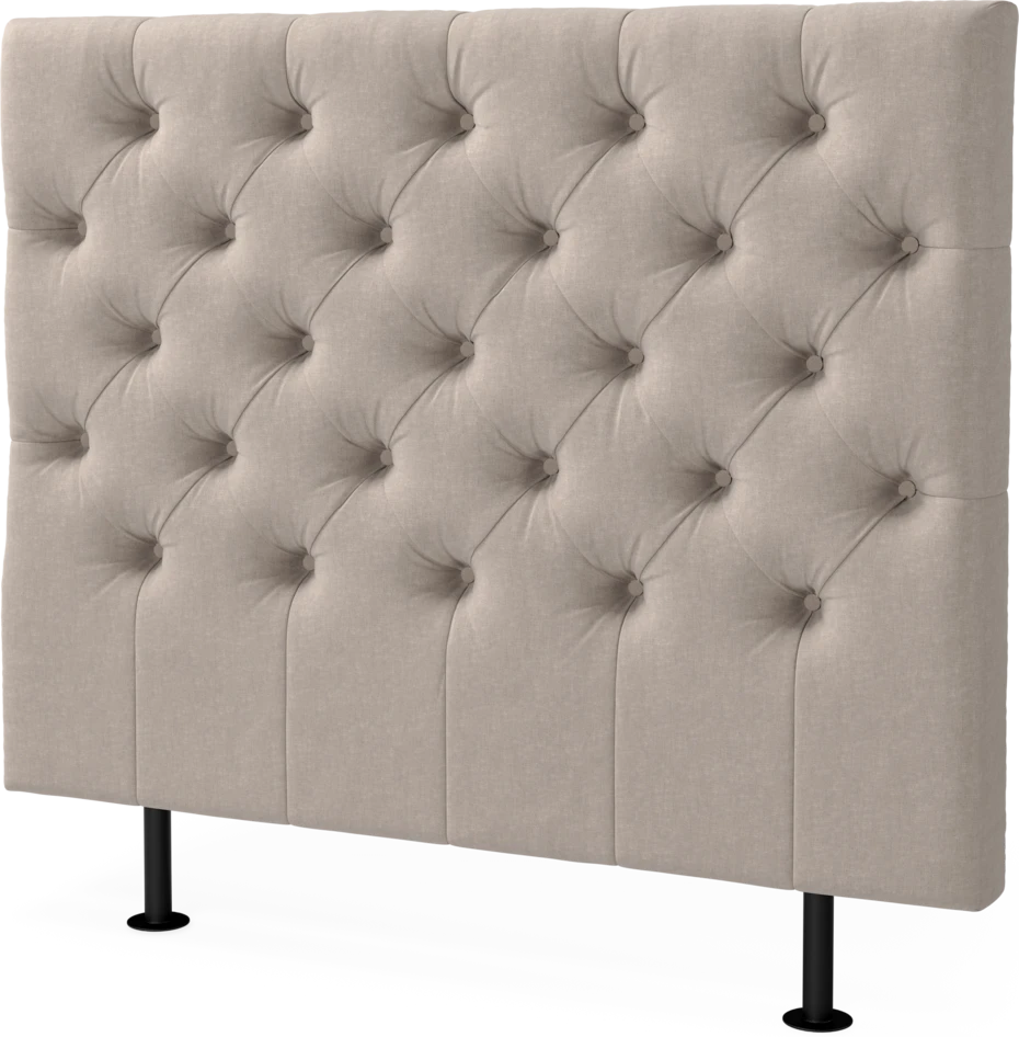 Cape pikerad - Sänggavel, 90-210 cm - Beige