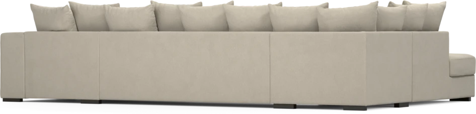 Town - 3-sits soffa med divan vänster och schäslong höger - Grå