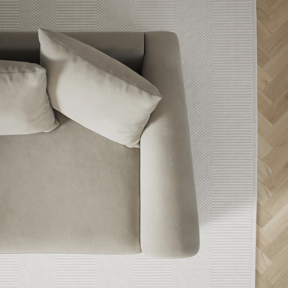 Town - 3-sits soffa med divan vänster och schäslong höger - Grå