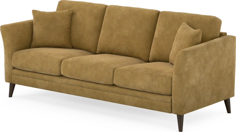Eden - 3-sits soffa - Gul