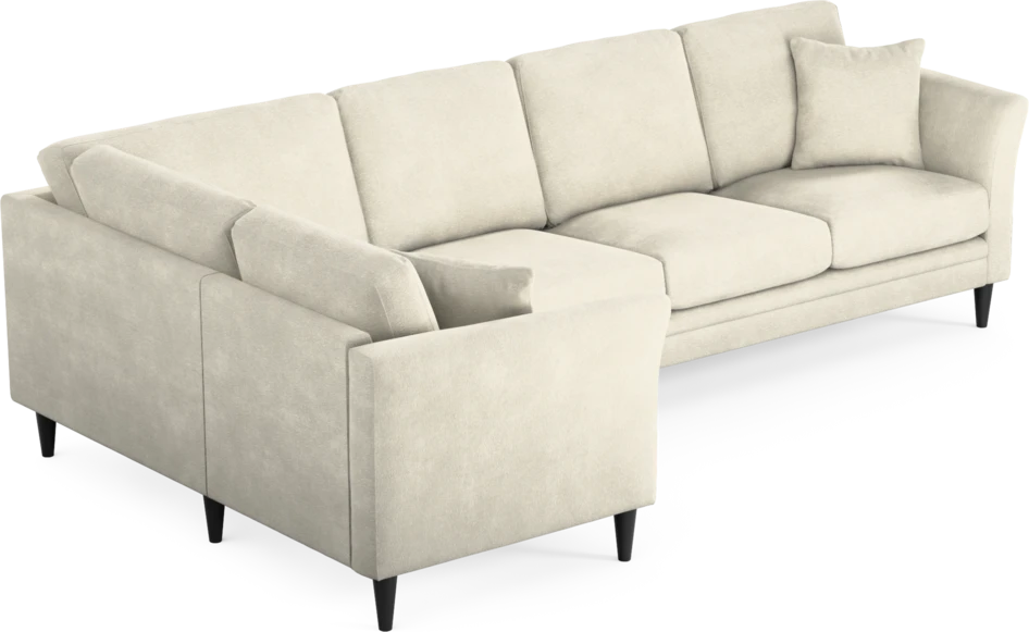 Eden - Hörnsoffa, 1+3-sits - Vit