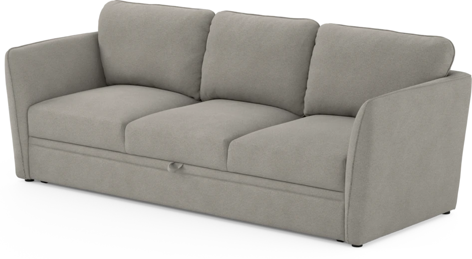 Öland - Bäddsoffa 3-sits, längsbäddad - Grå
