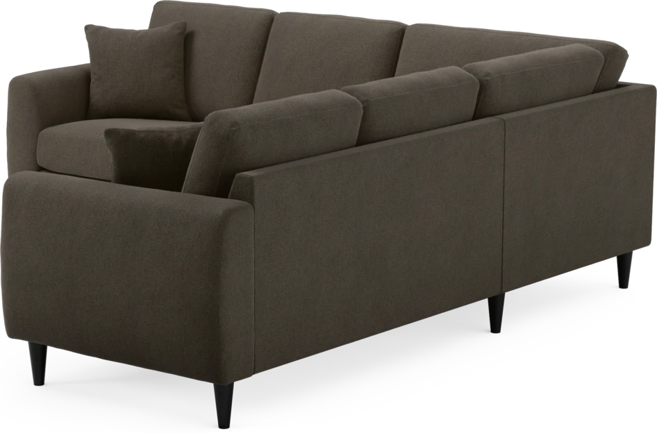 Eden - Hörnsoffa, 2+2-sits - Brun