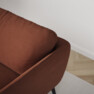 Madison - 3-sits soffa med divan vänster - Röd