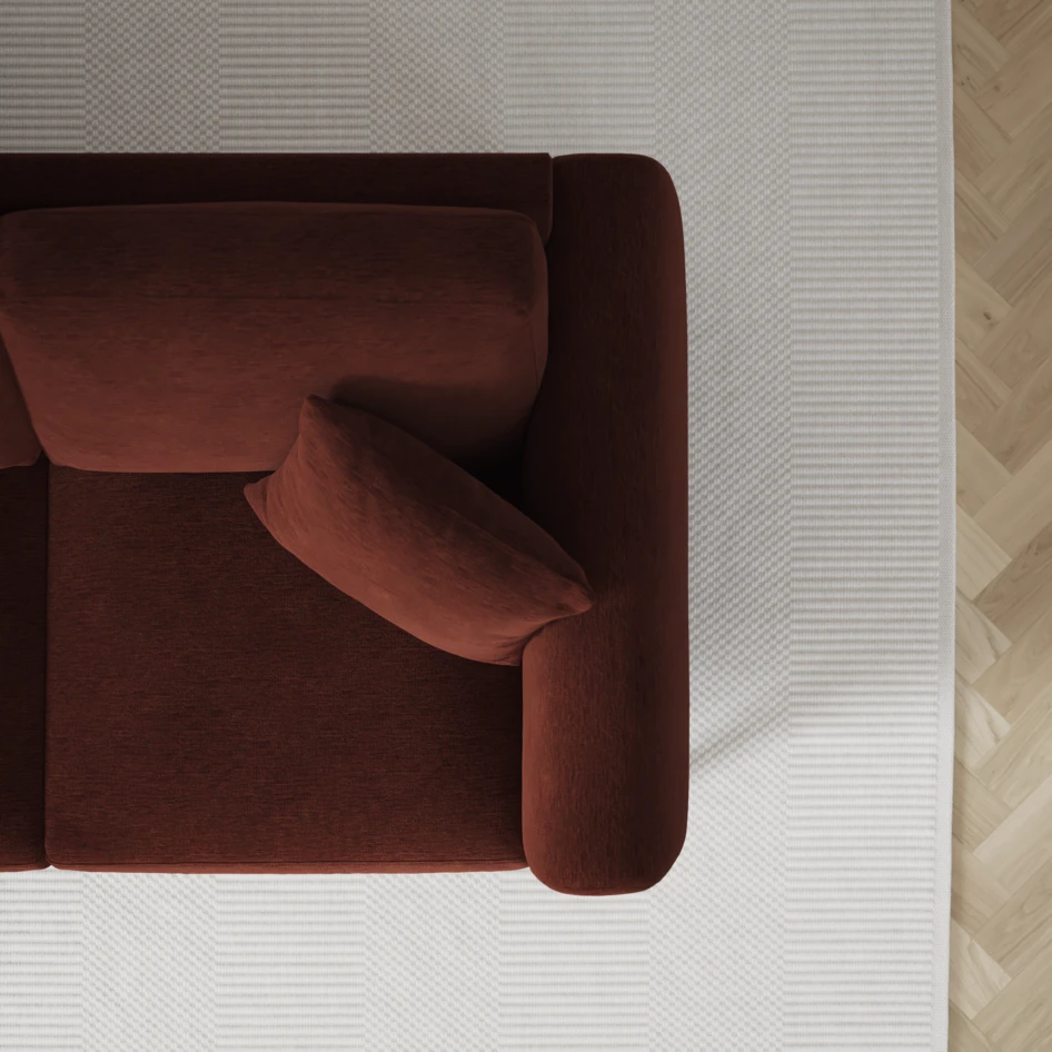 Eden - 3-sits soffa - Orange