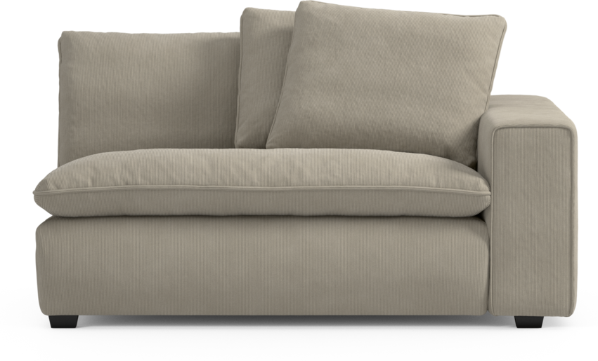 Bellora - 2-sits med armstöd höger - Beige