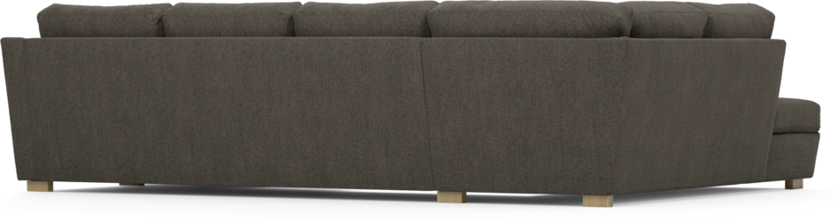 Friday - 3-sits soffa med divan vänster och schäslong höger - Brun