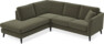 Eden - 2-sits soffa med divan - Brun