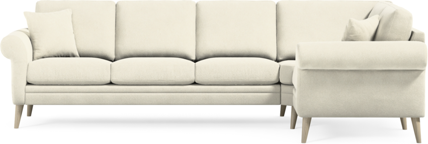 Eden - Hörnsoffa, 3+1-sits - Vit