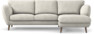 Madison Lux - 2-sits soffa med schäslong höger - Vit