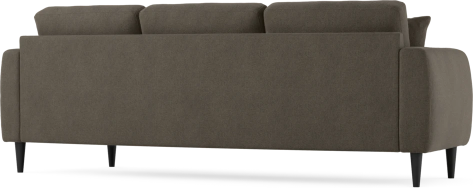 Eden - 3-sits soffa svängd - Brun