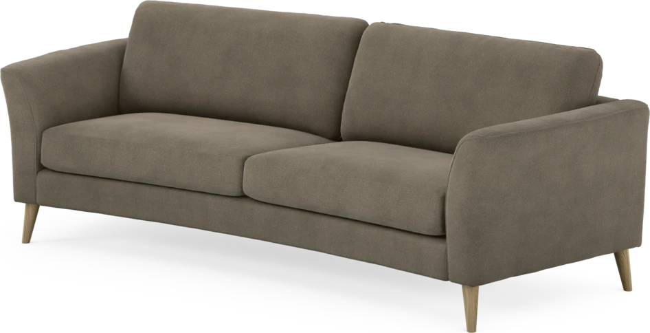 Bridge - 3-sits soffa svängd - Beige