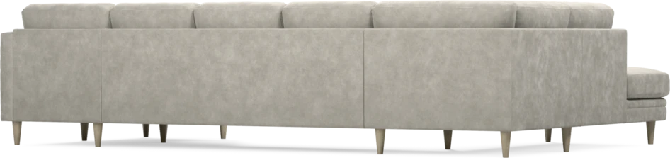 Eden - 3-sits soffa med divan vänster och schäslong höger - Grå