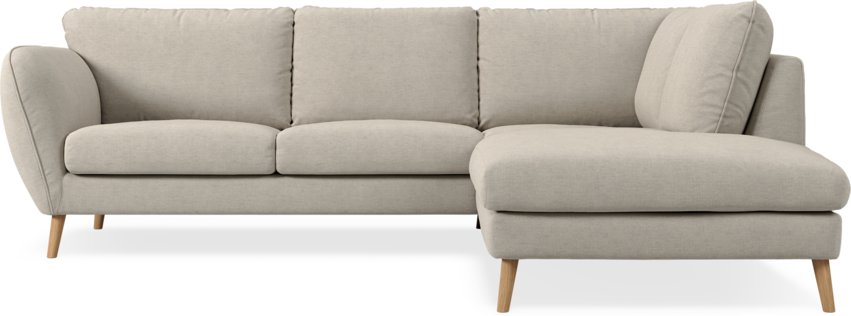 Madison - 2-sits soffa med divan höger - Beige