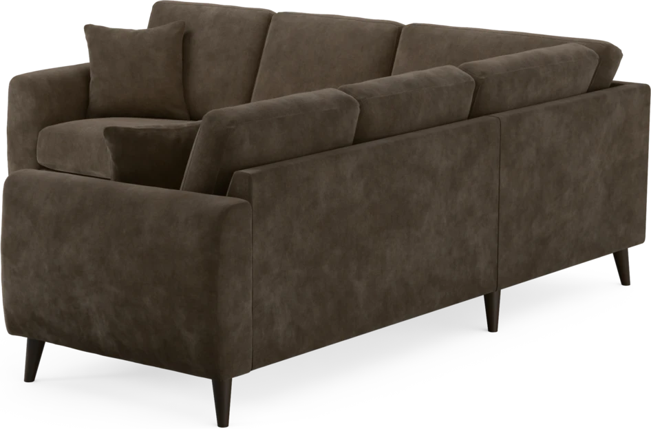 Eden - Hörnsoffa, 2+2-sits - Brun
