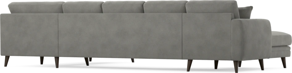 Eden - 3-sits soffa med schäslong vänster och divan höger - Grå