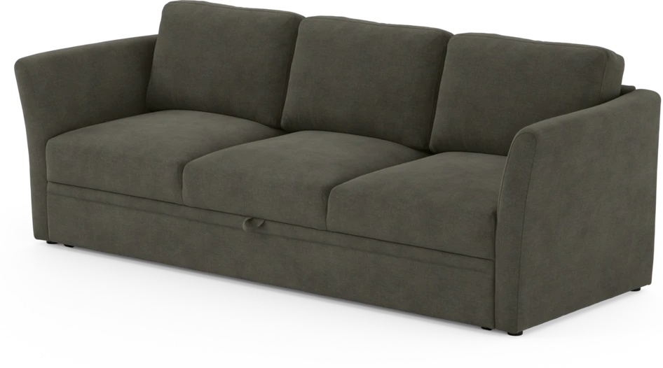Öland - Bäddsoffa 3-sits, längsbäddad - Grå