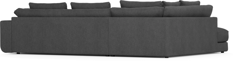 Amie - 3-sits med divan vänster - Svart