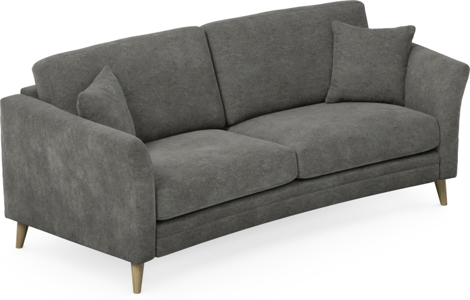 Eden - 2,5-sits soffa svängd - Grå