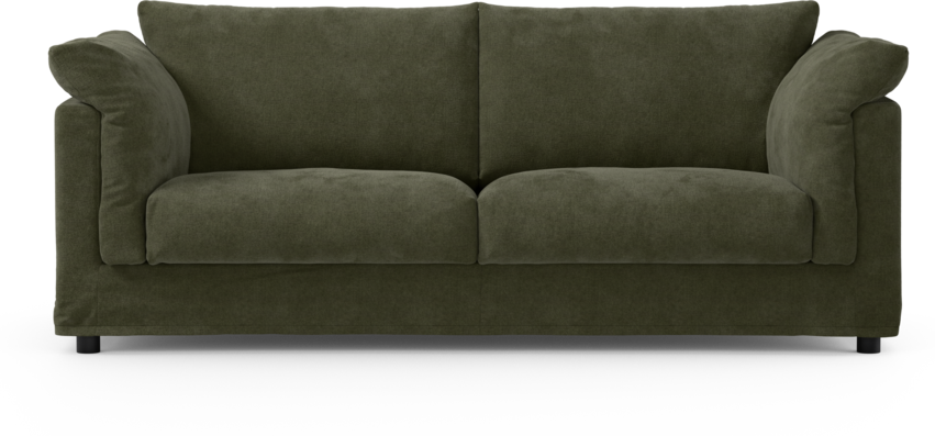 Cherrie - 2,5-sits soffa med kappa - Grön