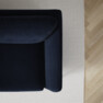 Madison Lux - 3-sits soffa med divan höger - Blå