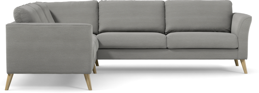 Bridge - Hörnsoffa, 2+3-sits - Grå