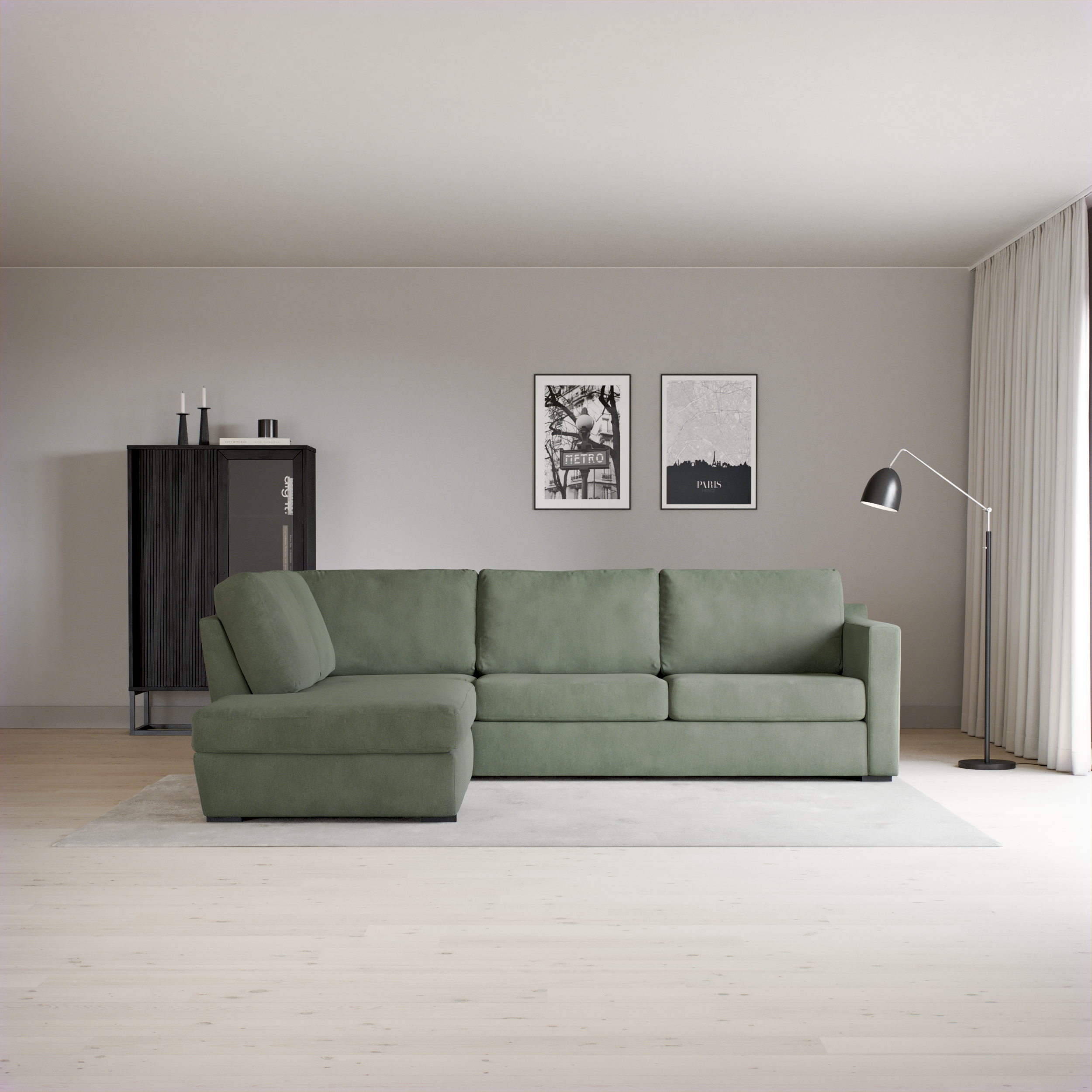 Friday - 2,5-sits soffa med divan vänster - inspiration
