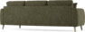 Eden - 3-sits soffa svängd - Grön