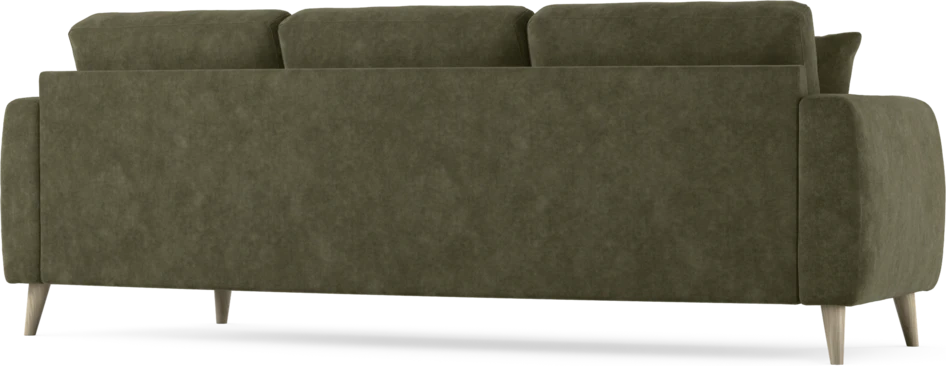 Eden - 3-sits soffa svängd - Grön
