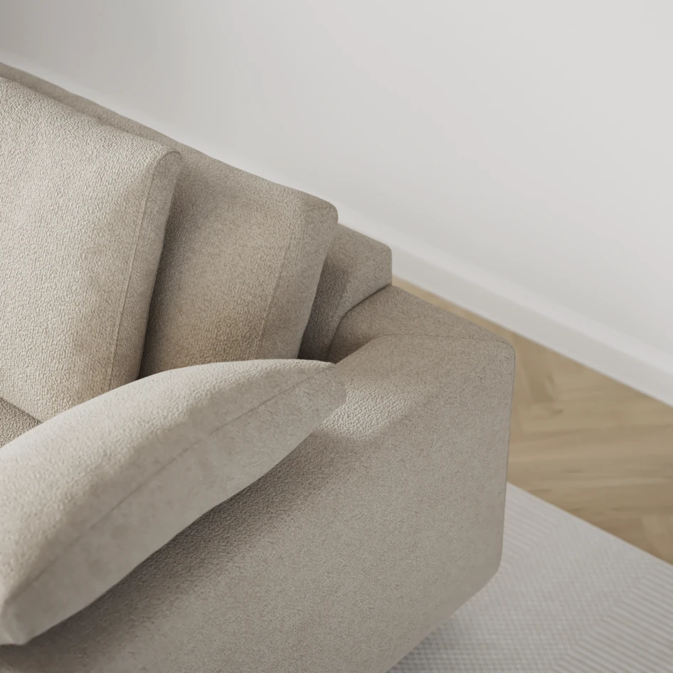 Amie - 3-sits soffa - Beige