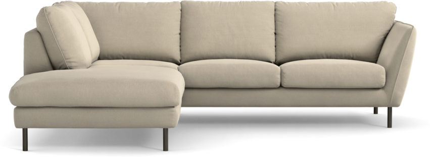 Madison Lux - 2-sits soffa med divan vänster - Beige