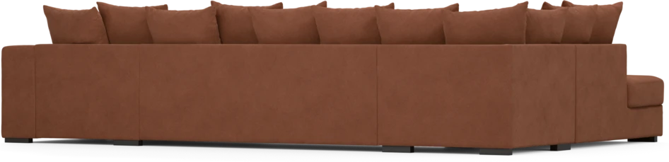 Town - 3-sits soffa med divan vänster och schäslong höger - Orange