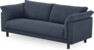 Cherrie - 3-sits soffa, hel dyna, fast klädsel - Blå