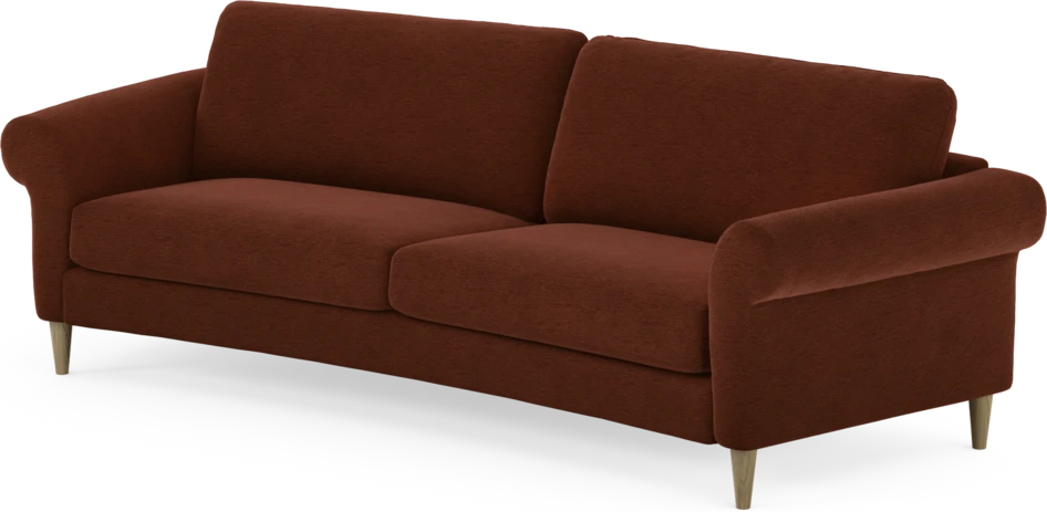 Bridge - 3-sits soffa svängd - Orange