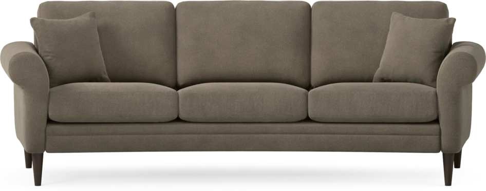 Eden - 3-sits soffa svängd - Beige