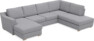 Friday - 3-sits soffa med schäslong vänster och divan höger - Grå
