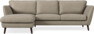 Madison Lux - 2-sits soffa med schäslong vänster - Beige